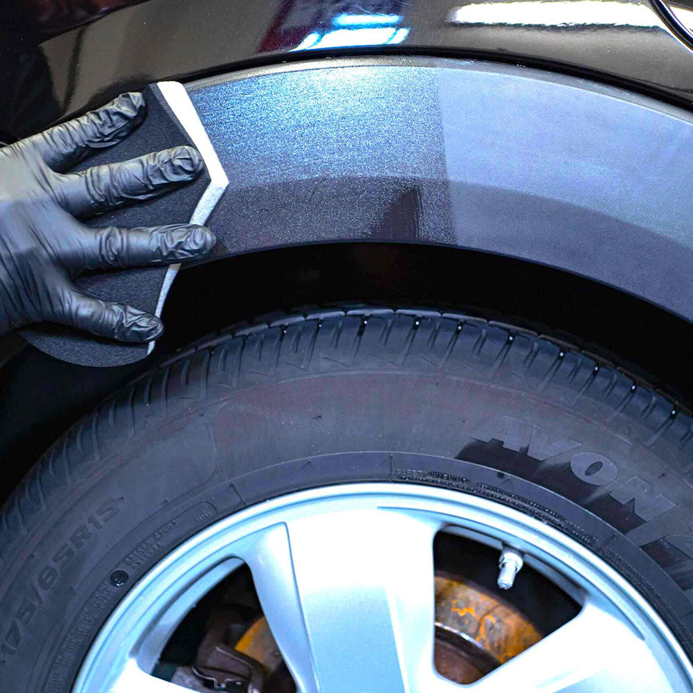 Autoglym Bumper Trim Gel  applied to plastic trim on vehicle