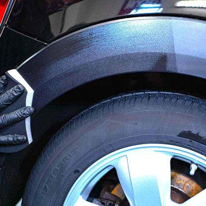 Autoglym Bumper Trim Gel applied to plastic trim on vehicle