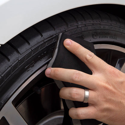 Autoglym Perfect Polish Applicator On Tyres