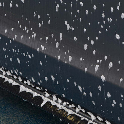 close up of foam on car exterior