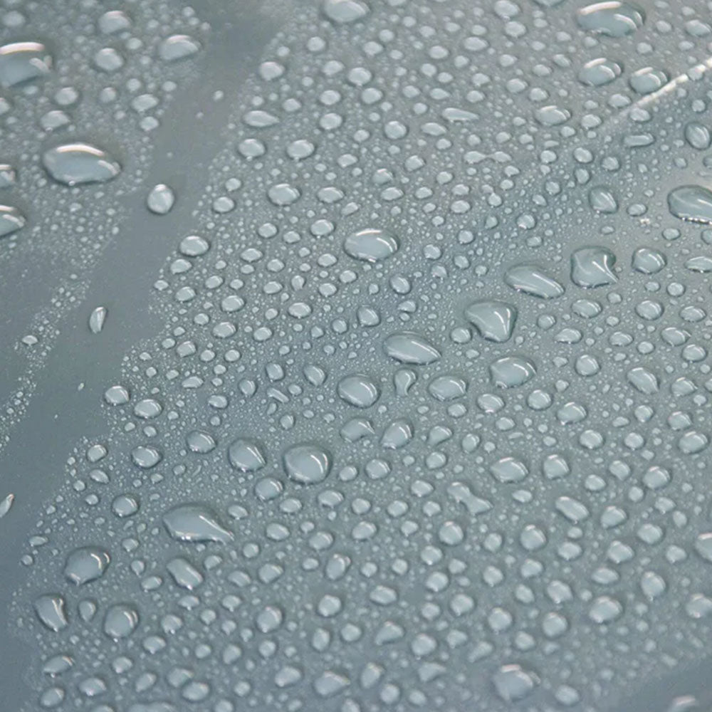 water beading on car exterior after applying express wax